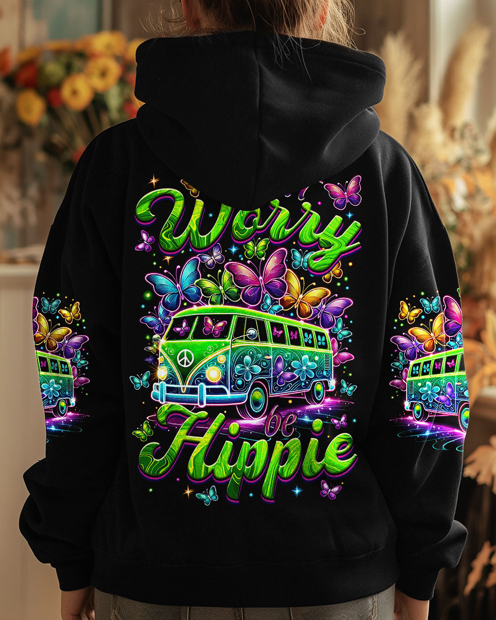 DON'T WORRY BE HIPPIE ALL OVER PRINT - TYTM2403252