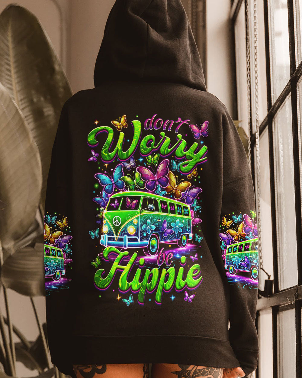 DON'T WORRY BE HIPPIE ALL OVER PRINT - TYTM2403252