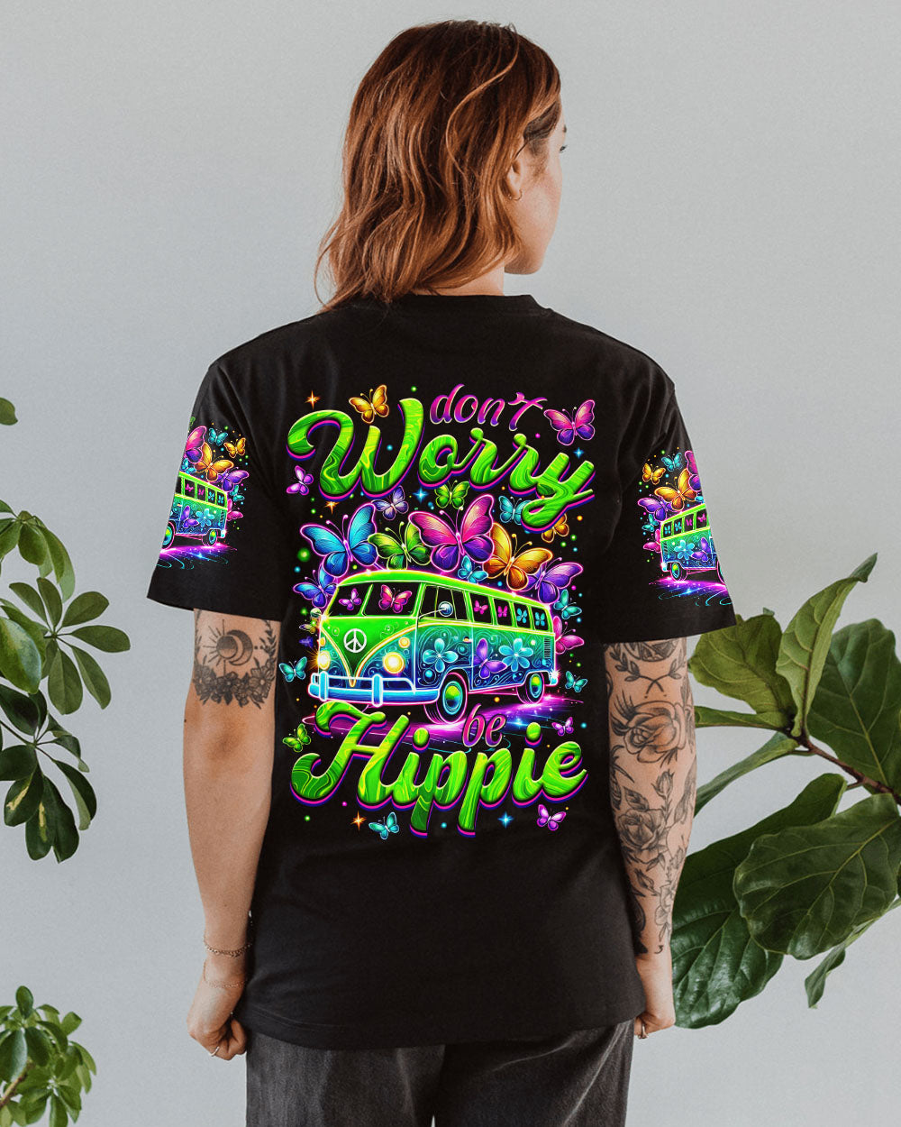 DON'T WORRY BE HIPPIE ALL OVER PRINT - TYTM2403252