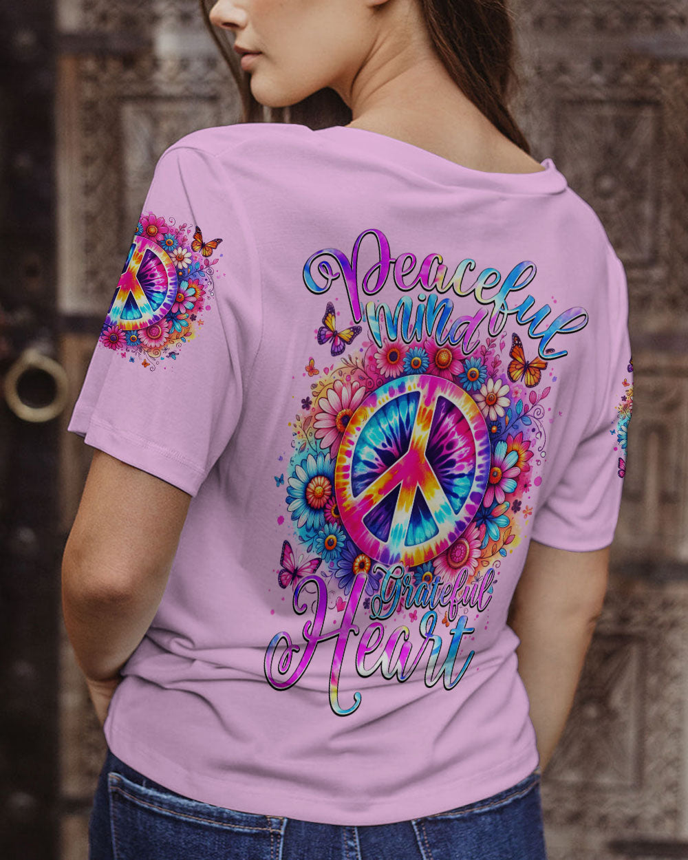 PEACEFUL MIND GRATEFUL HEART ALL OVER PRINT - TYTM2407241