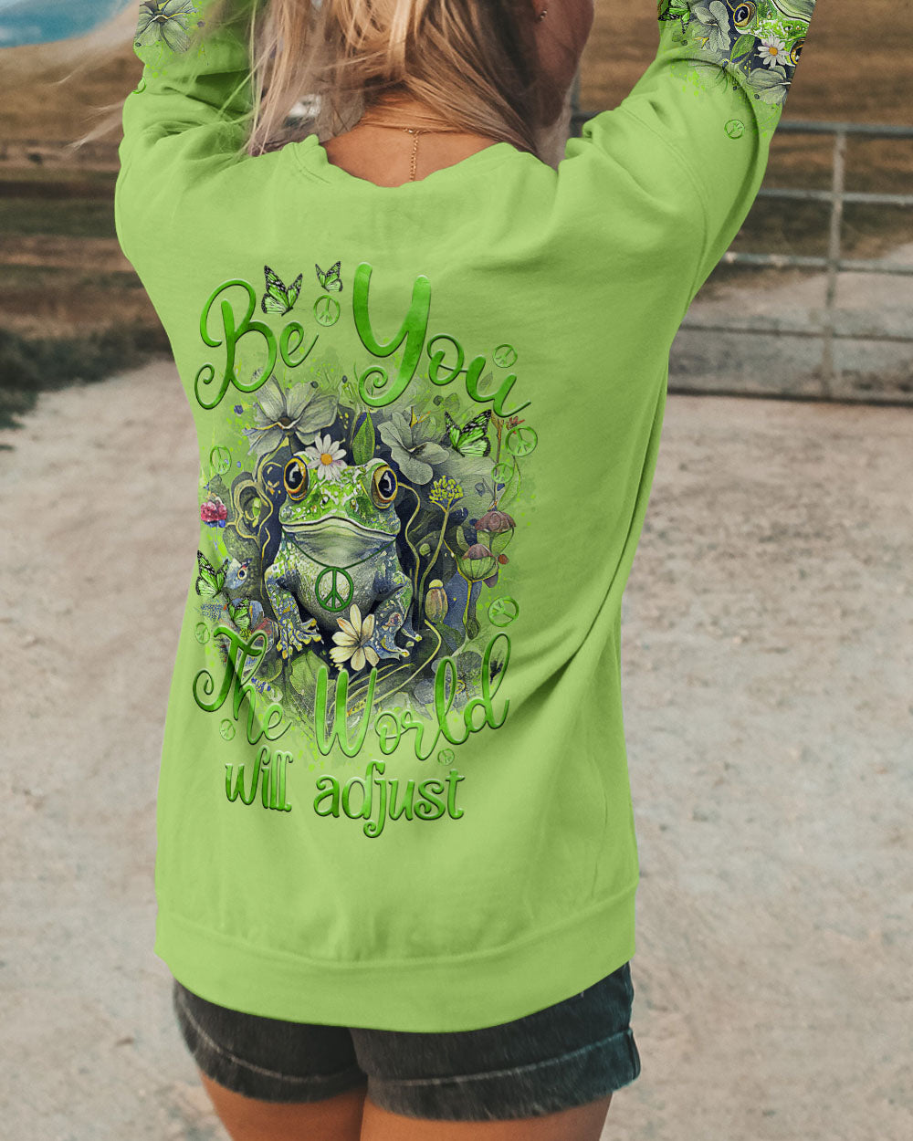 BE YOU THE WORLD WILL ADJUST ALL OVER PRINT - TYTM2408231