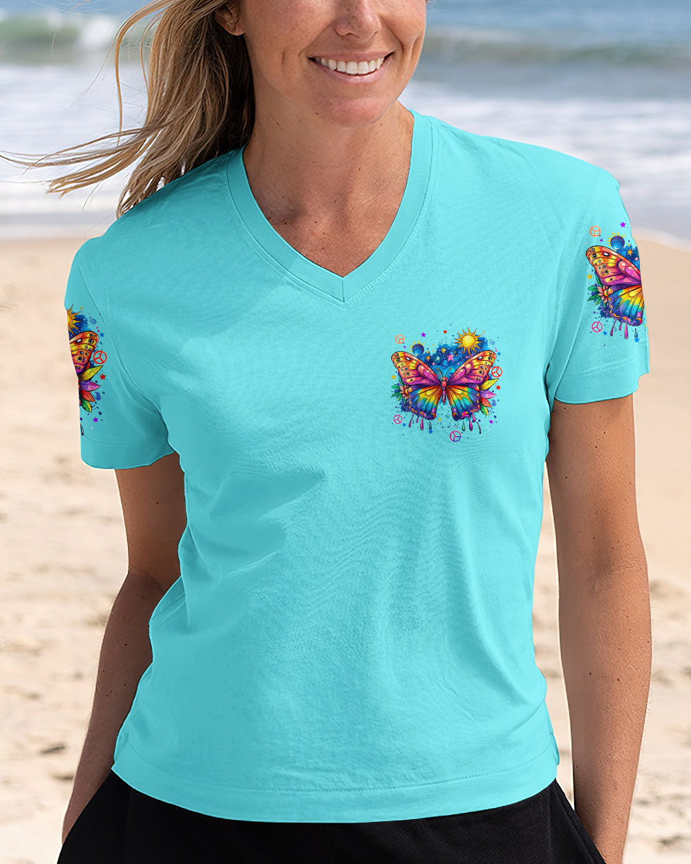 WHISPER WORDS OF WISDOM LET IT BE BUTTERFLY ALL OVER PRINT - TYTM2408241