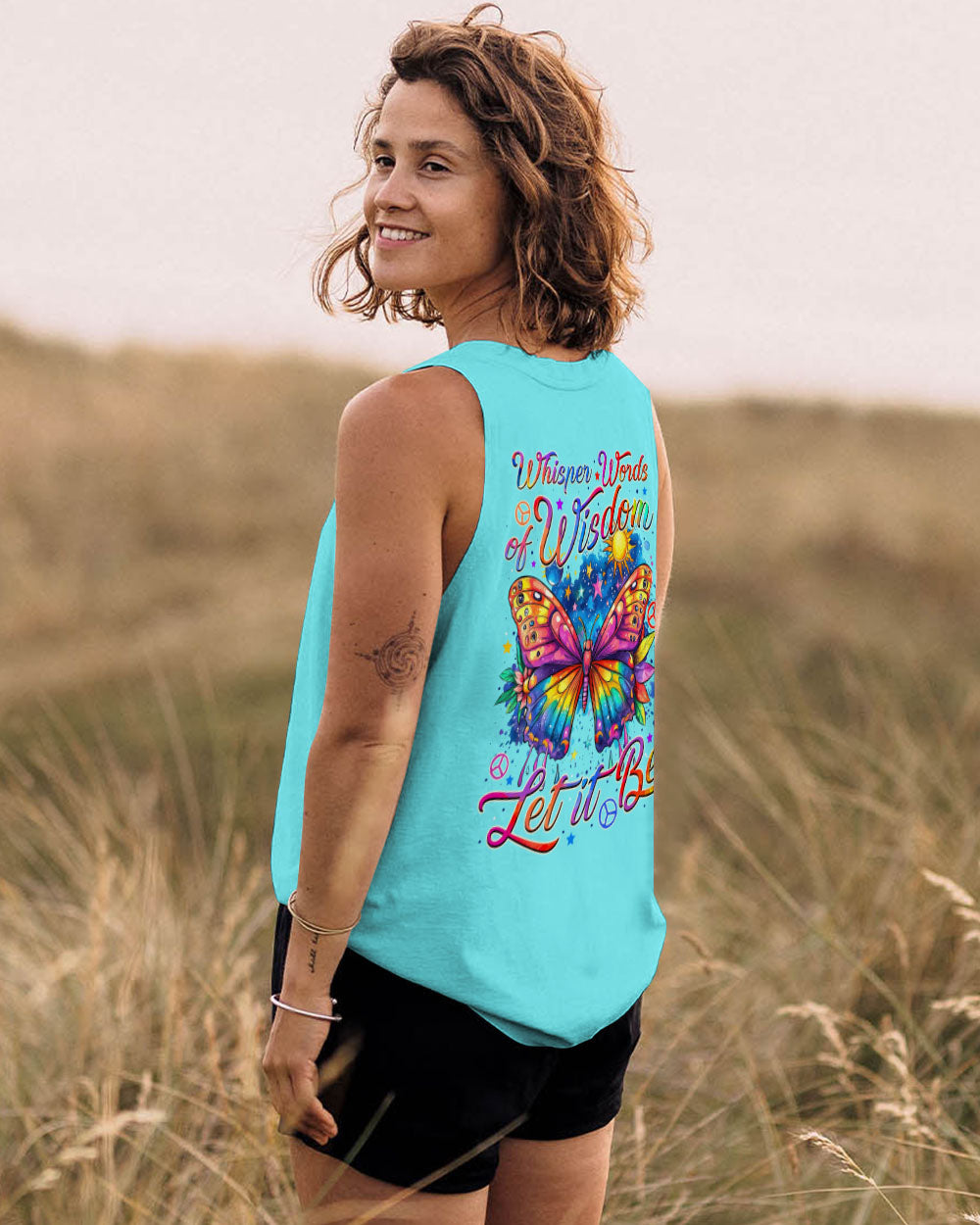 WHISPER WORDS OF WISDOM LET IT BE BUTTERFLY ALL OVER PRINT - TYTM2408241
