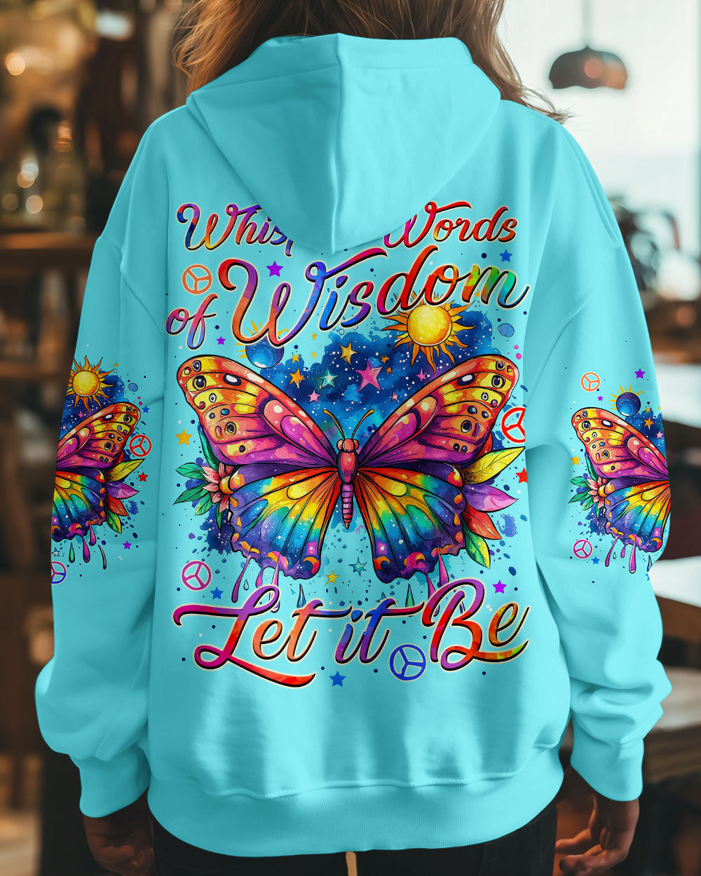 WHISPER WORDS OF WISDOM LET IT BE BUTTERFLY ALL OVER PRINT - TYTM2408241