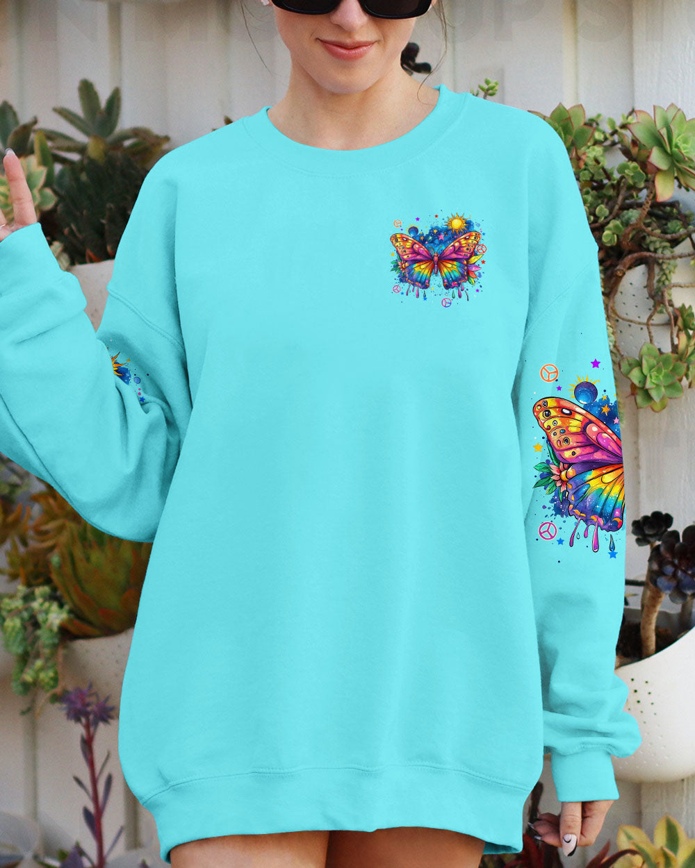 WHISPER WORDS OF WISDOM LET IT BE BUTTERFLY ALL OVER PRINT - TYTM2408241