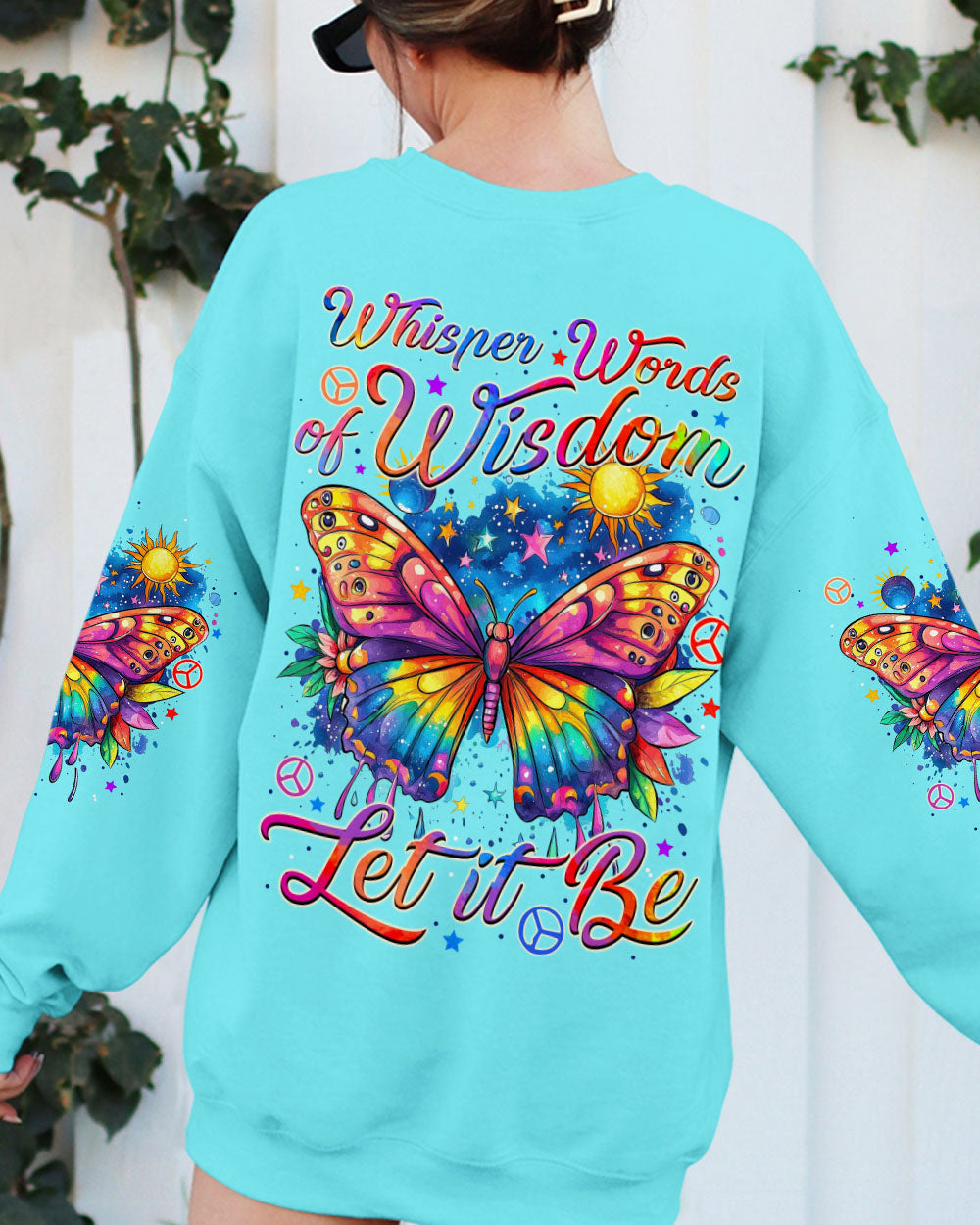 WHISPER WORDS OF WISDOM LET IT BE BUTTERFLY ALL OVER PRINT - TYTM2408241