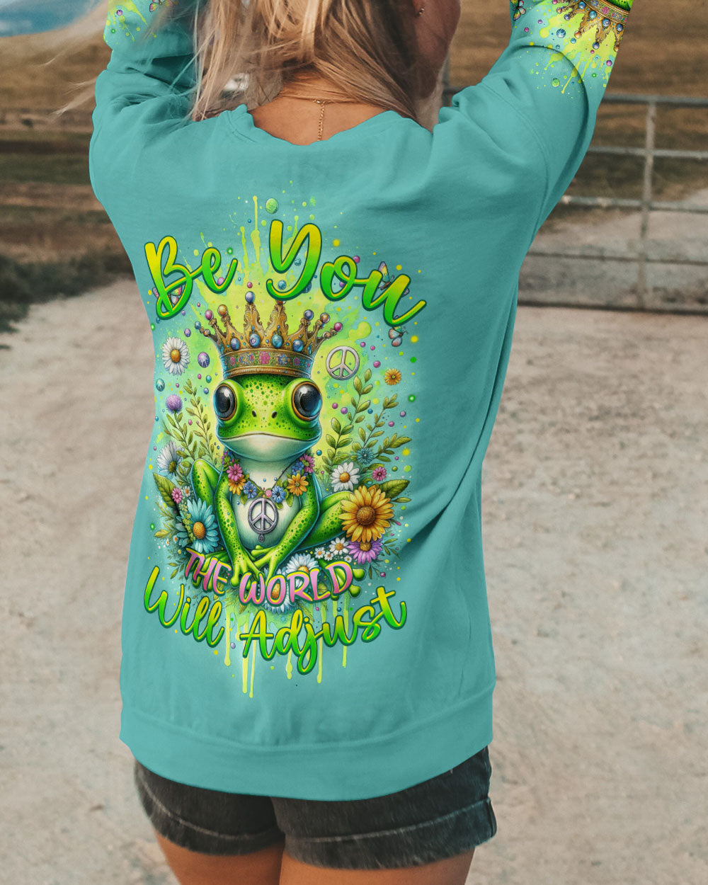 BE YOU THE WORLD WILL ADJUST ALL OVER PRINT - TYTM2411231