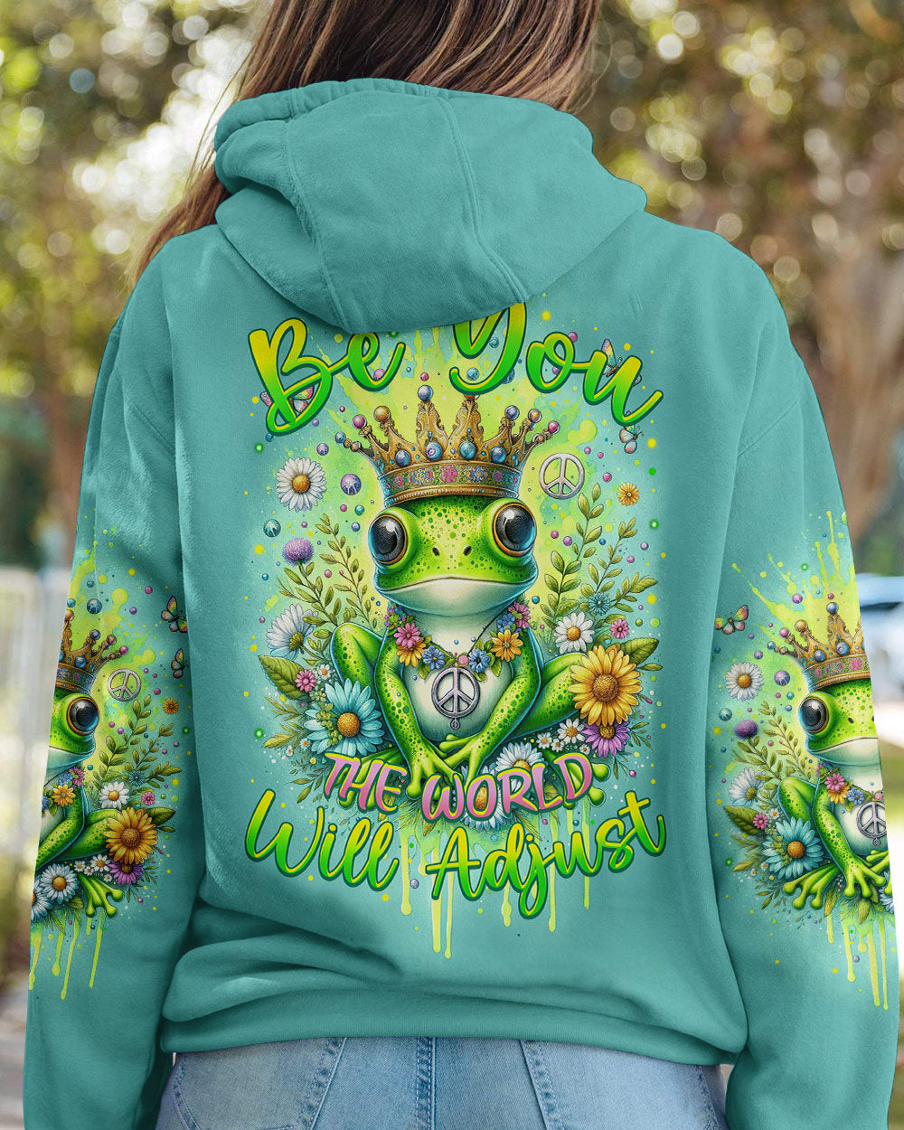 BE YOU THE WORLD WILL ADJUST ALL OVER PRINT - TYTM2411231