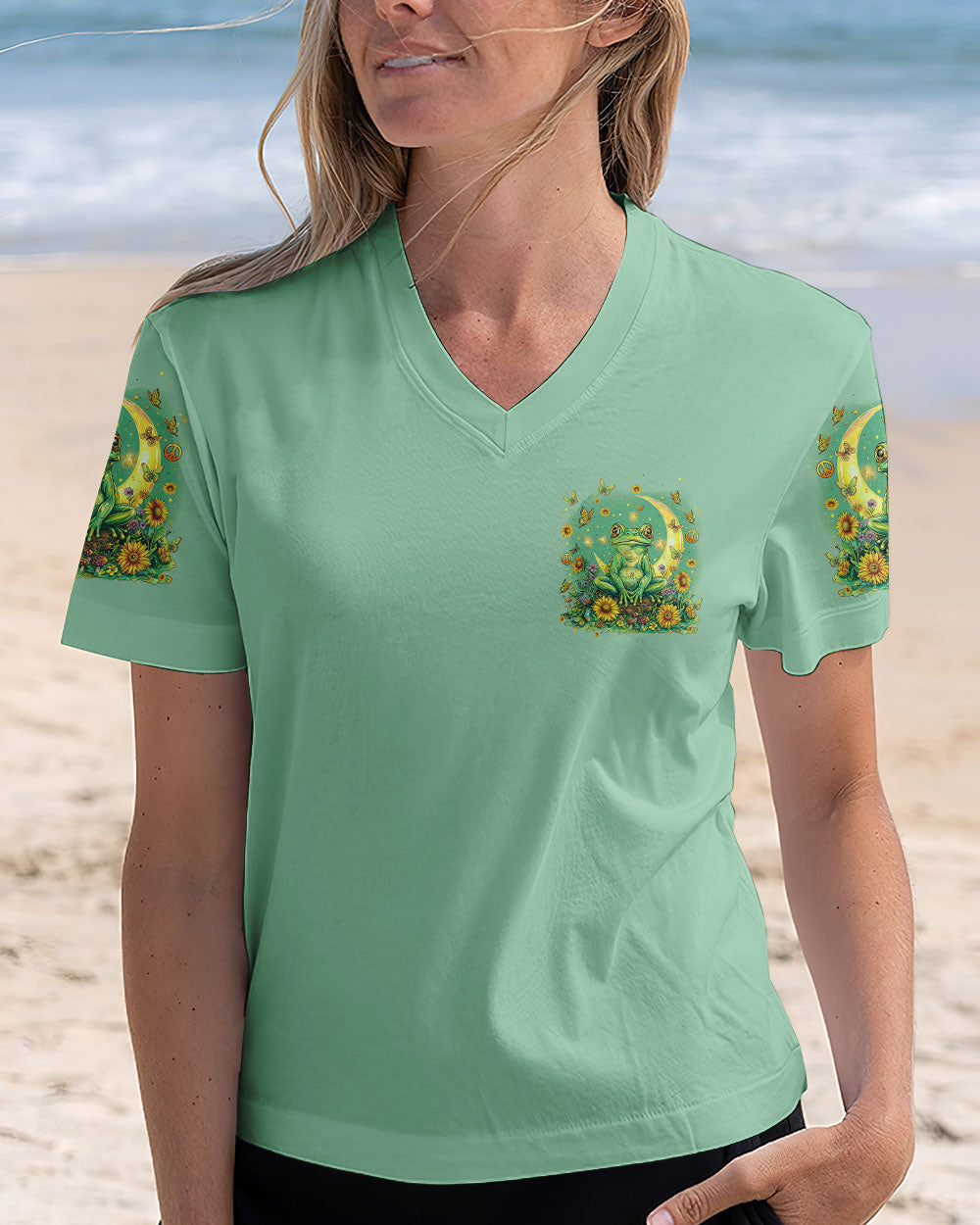 JUST BREATHE FROG ALL OVER PRINT - TYTM2412242