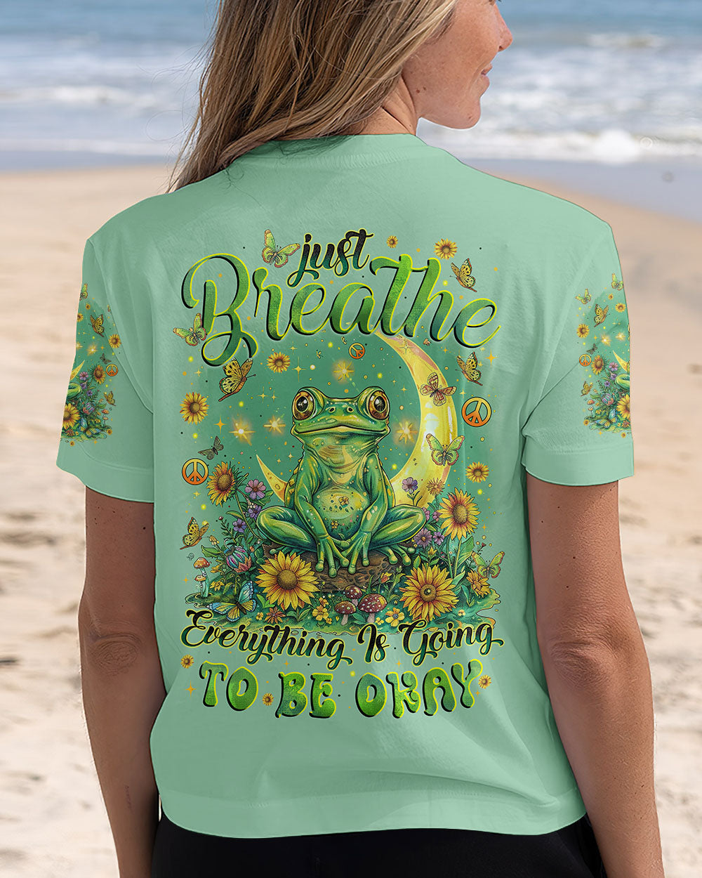 JUST BREATHE FROG ALL OVER PRINT - TYTM2412242