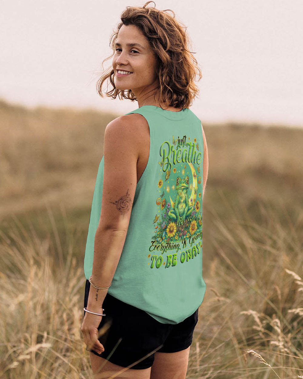 JUST BREATHE FROG ALL OVER PRINT - TYTM2412242