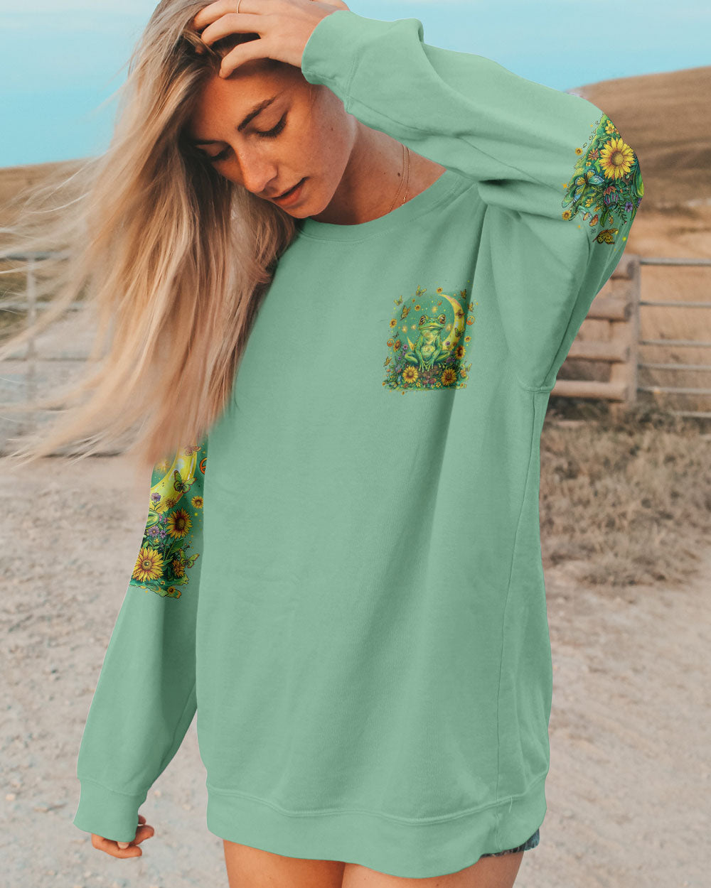 JUST BREATHE FROG ALL OVER PRINT - TYTM2412242
