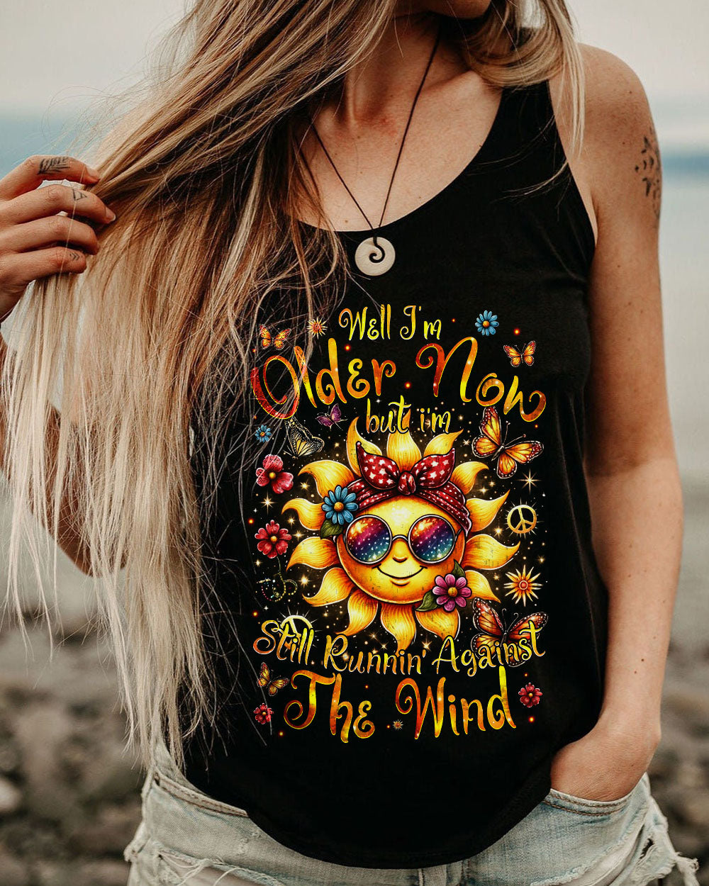 RUNNING AGAINST THE WIND HIPPIE SUN ALL OVER PRINT - TYTM2506242
