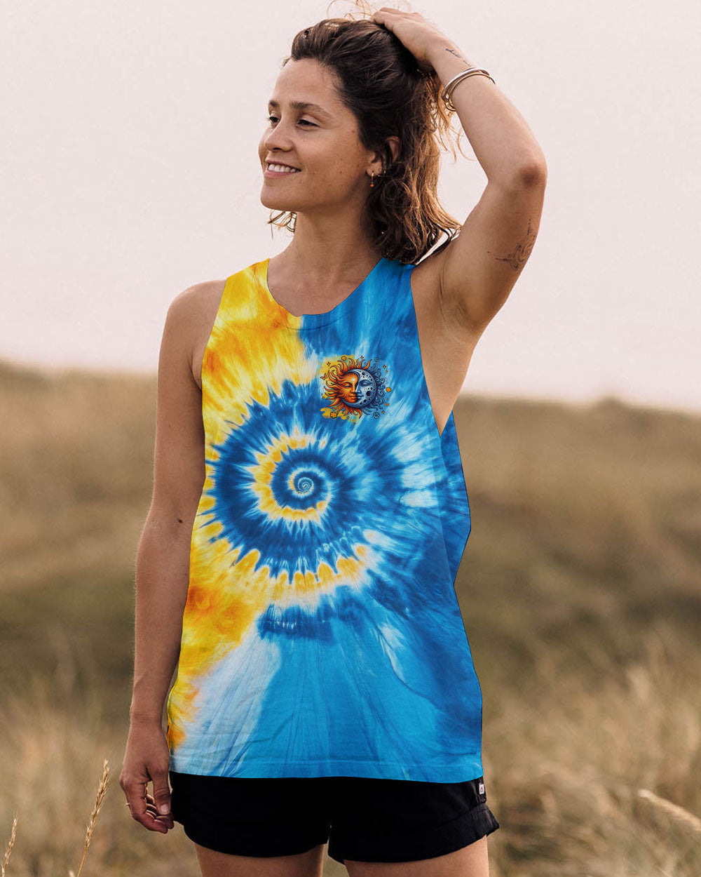 WHEN IN DARKNESS FIND YOUR LIGHT WITHIN SUN AND MOON ALL OVER PRINT - TYTM2506251