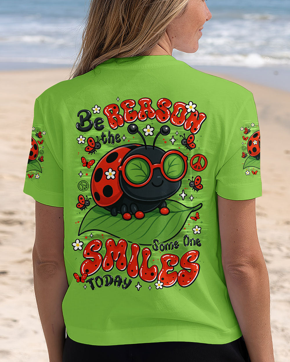 BE THE REASON SOMEONE SMILES TODAY LADYBUG ALL OVER PRINT - TYTM2506252
