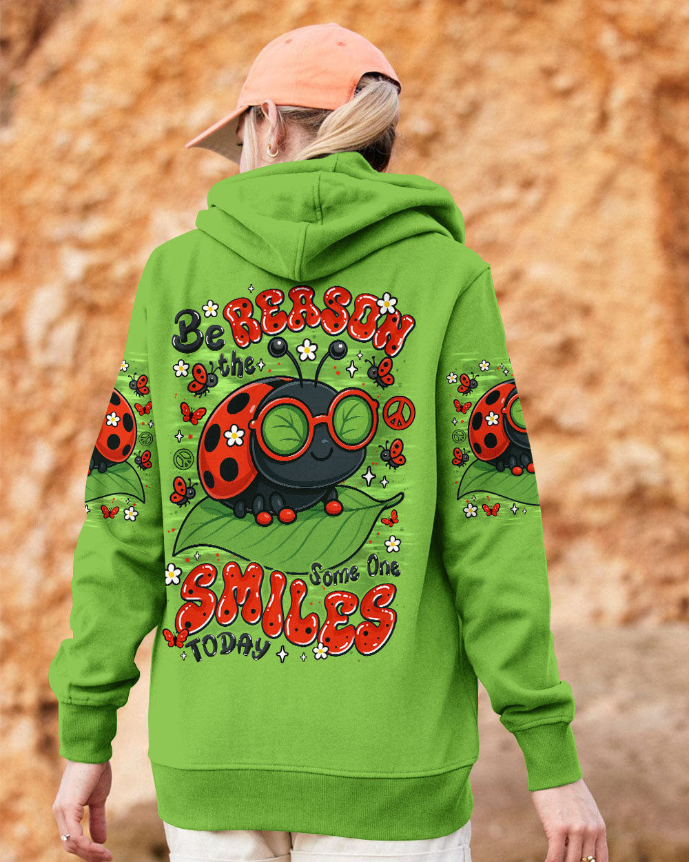 BE THE REASON SOMEONE SMILES TODAY LADYBUG ALL OVER PRINT - TYTM2506252