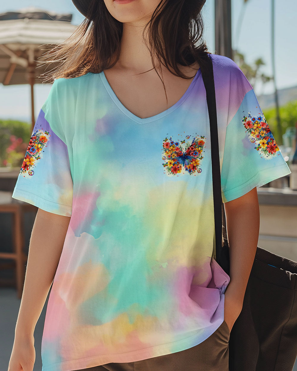ALL YOU NEED IS LOVE BUTTERFLY ALL OVER PRINT - TYTM2509241
