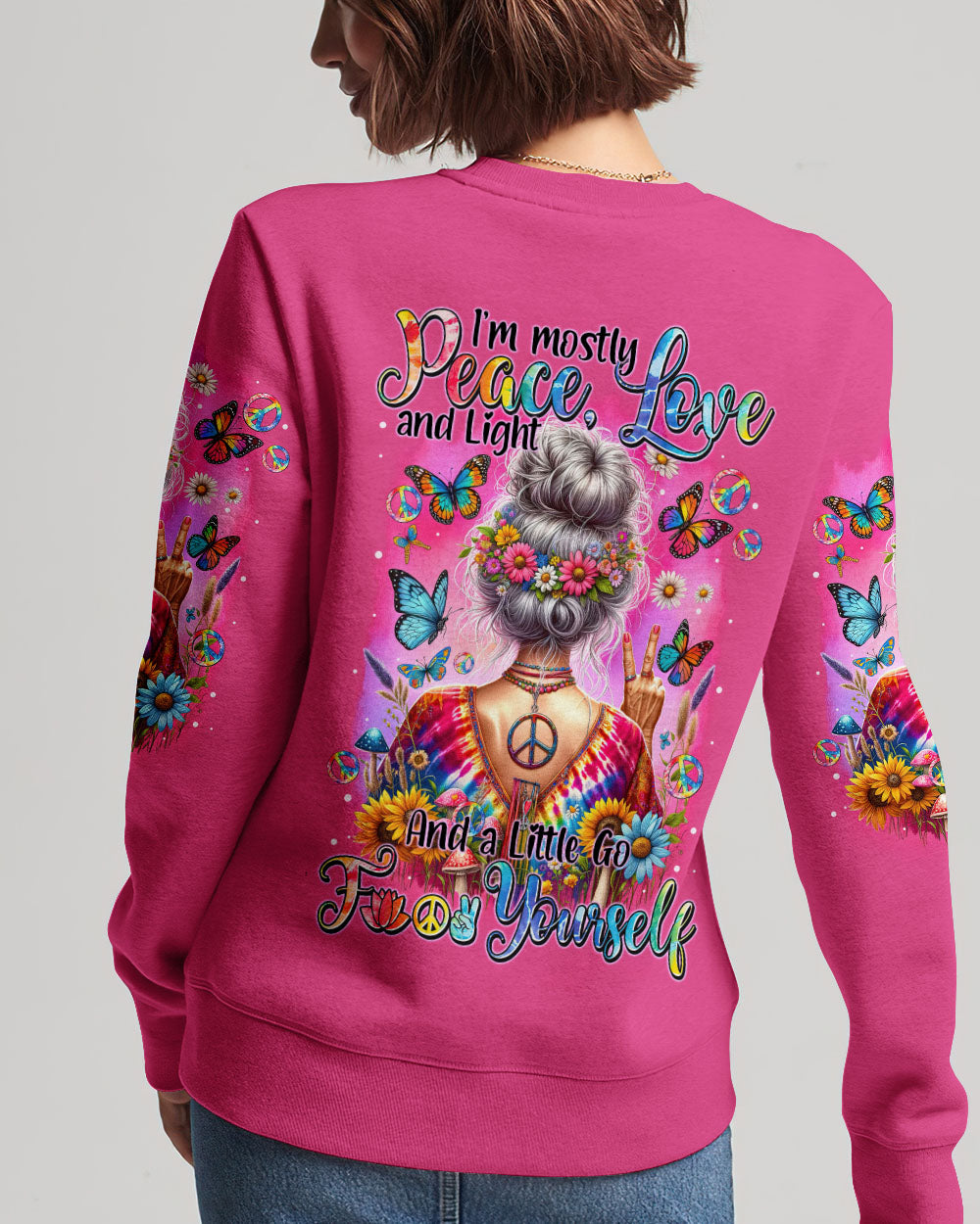 PEACE LOVE AND LIGHT ALL OVER PRINT - TYTM2602241