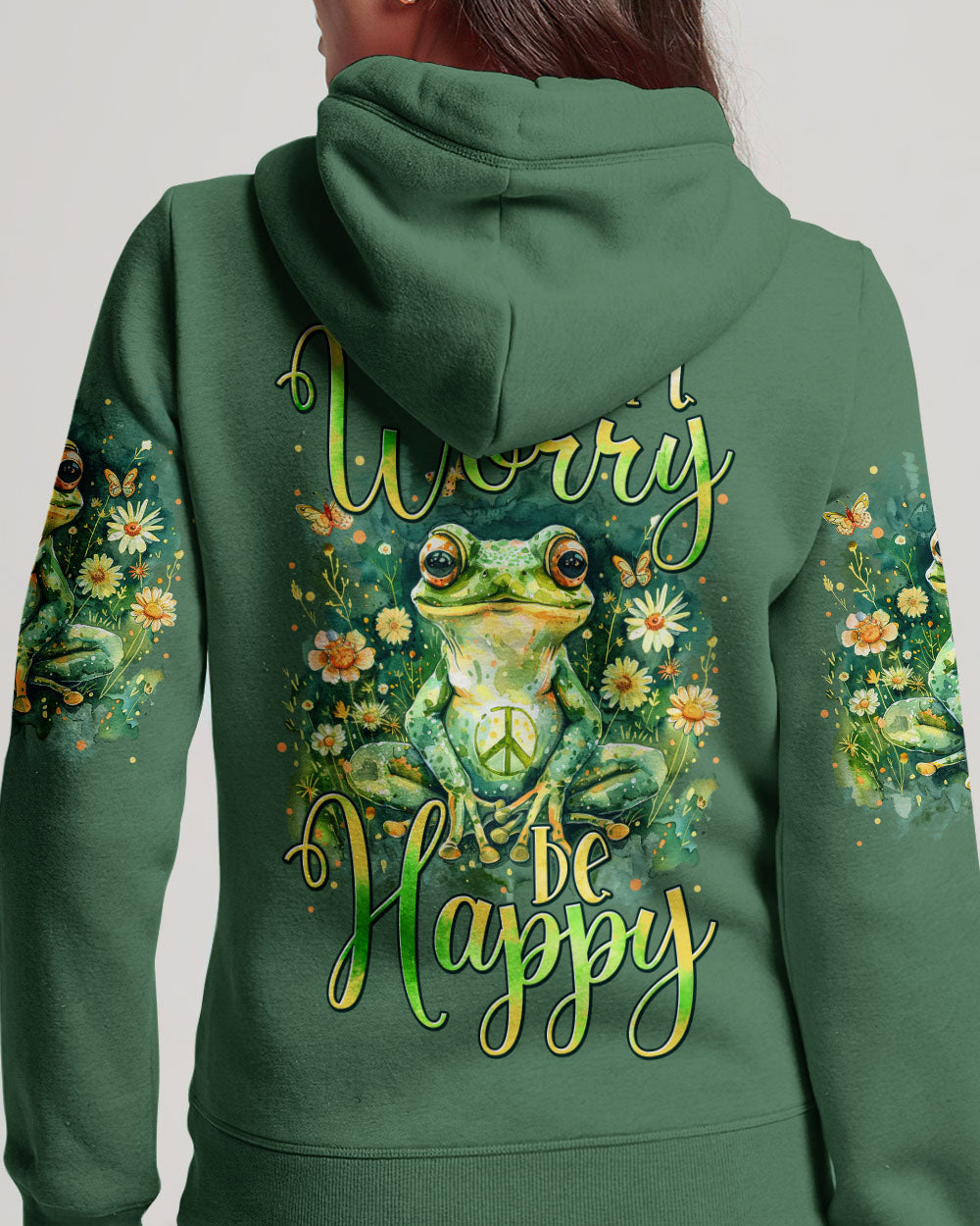 DON'T WORRY BE HAPPY FROG ALL OVER PRINT - TYTM2602243