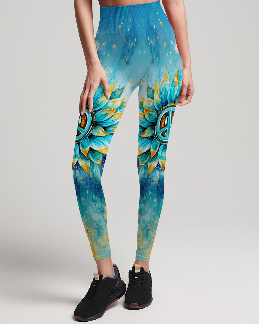 HIPPIE SOUL SUNFLOWER TIE DYE ALL OVER PRINT - TYTM2607231