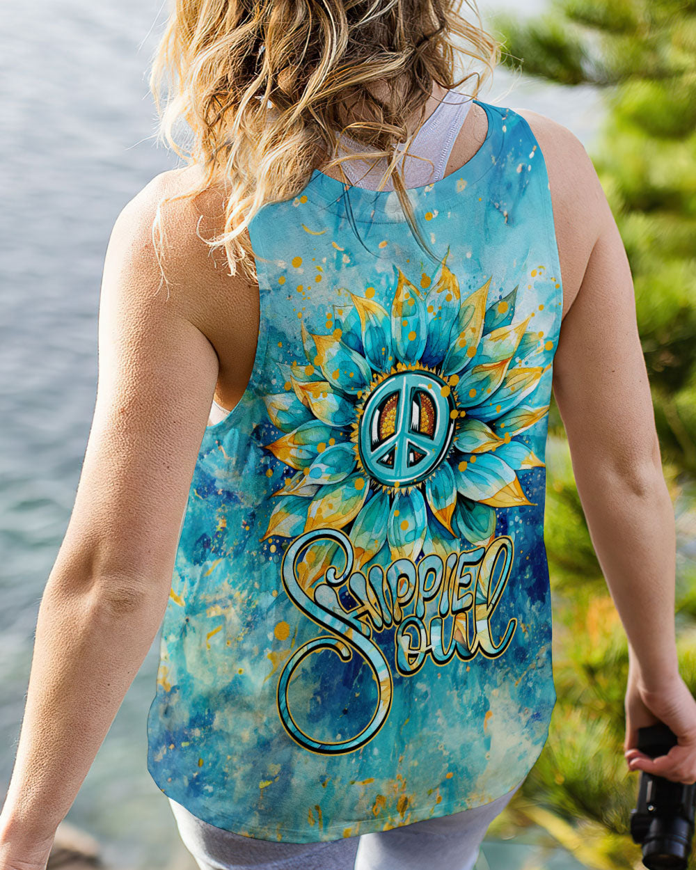 HIPPIE SOUL SUNFLOWER TIE DYE ALL OVER PRINT - TYTM2607231