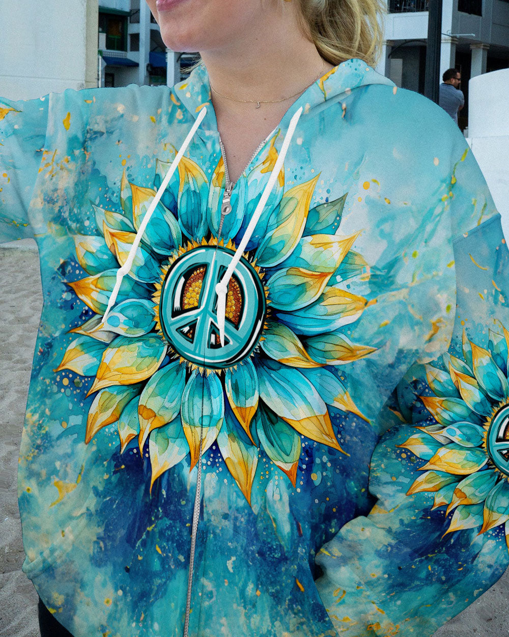 HIPPIE SOUL SUNFLOWER TIE DYE ALL OVER PRINT - TYTM2607231