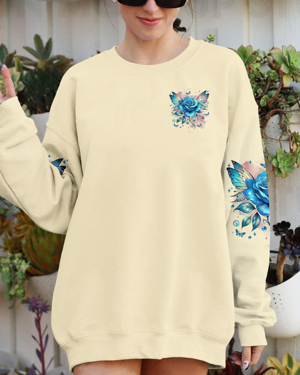 I BELIEVE THERE ARE ANGELS AMONG US ROSE ALL OVER PRINT - TYTM2610241