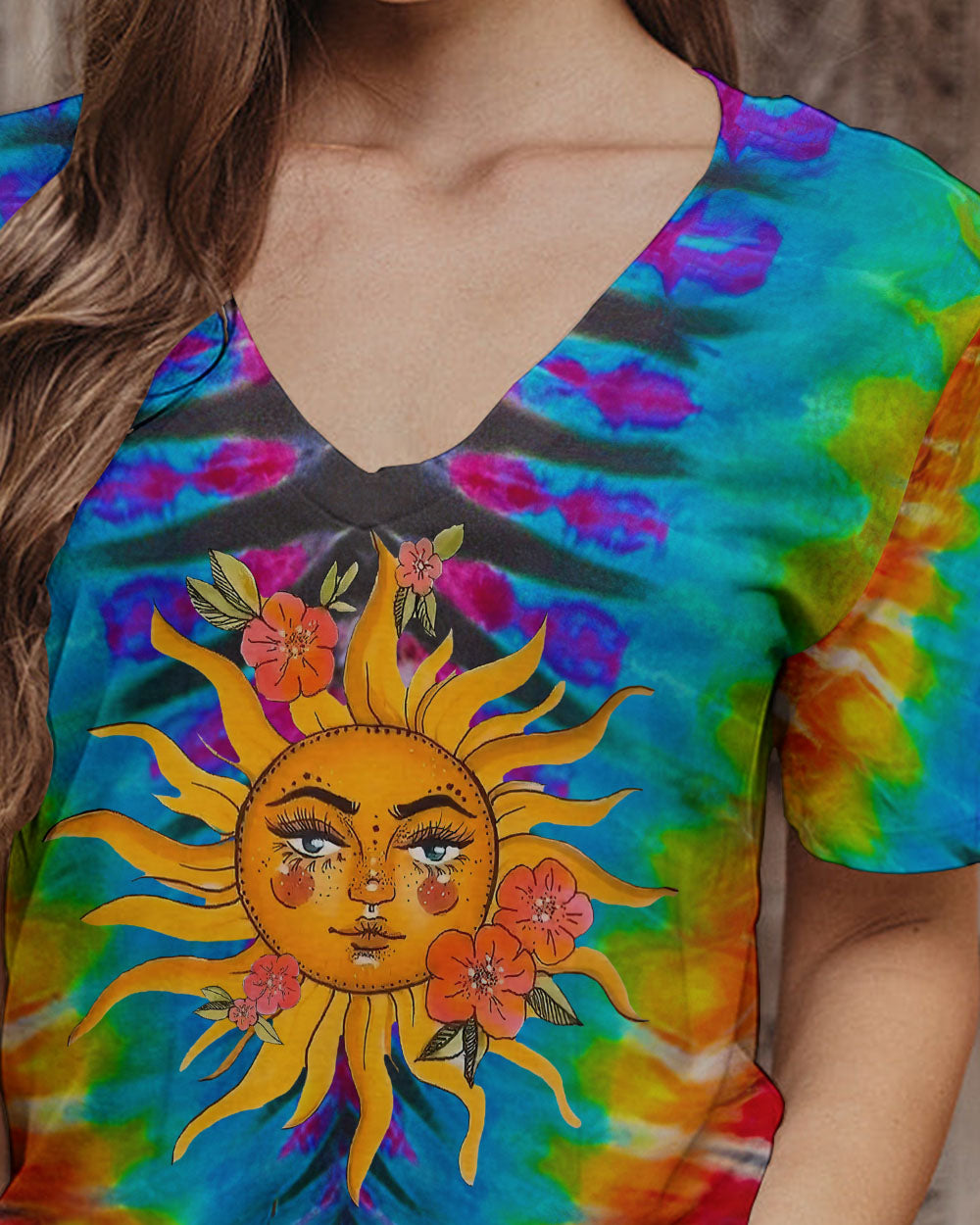 SUN TIE DYE ALL OVER PRINT - TYTM2705231