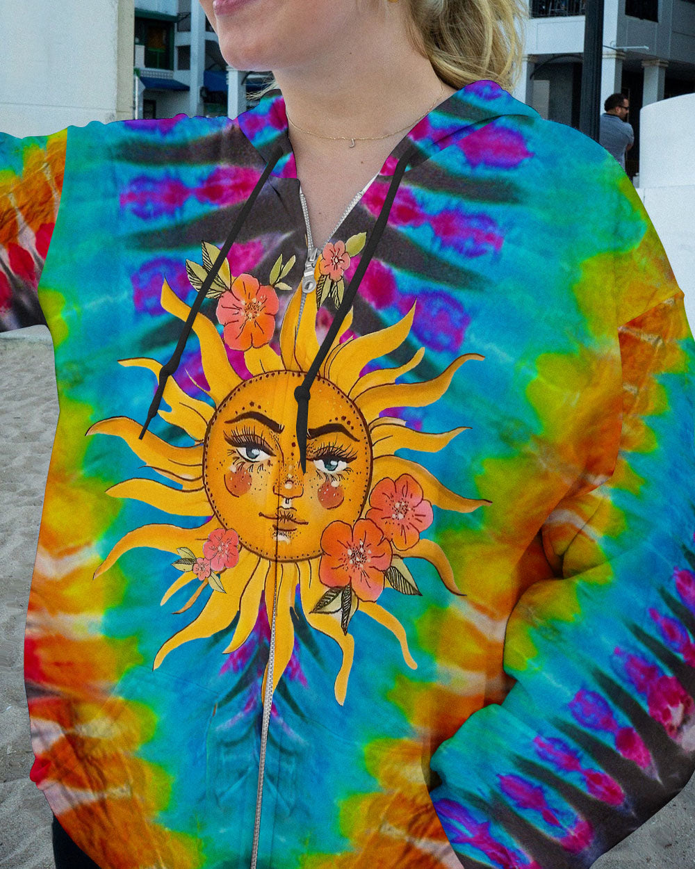 SUN TIE DYE ALL OVER PRINT - TYTM2705231