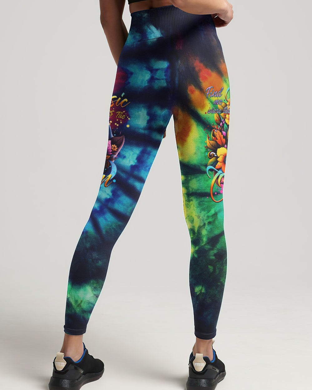 FIND ME WHERE THE MUSIC MEETS THE OCEAN GUITAR TIE DYE ALL OVER PRINT - TYTM2705232