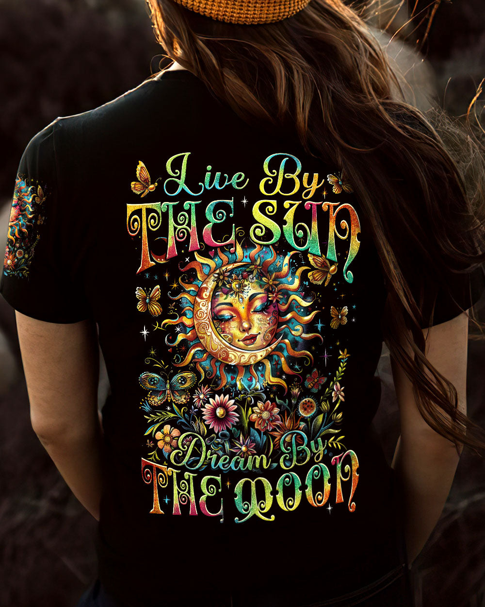 LIVE BY THE SUN DREAM BY THE MOON ALL OVER PRINT - TYTM2707241
