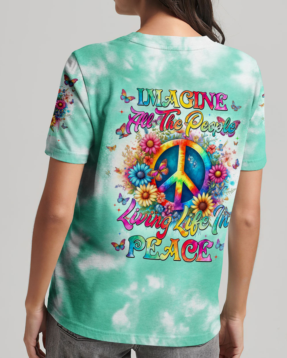IMAGINE ALL THE PEOPLE LIVING LIFE IN PEACE ALL OVER PRINT - TYTM2805245