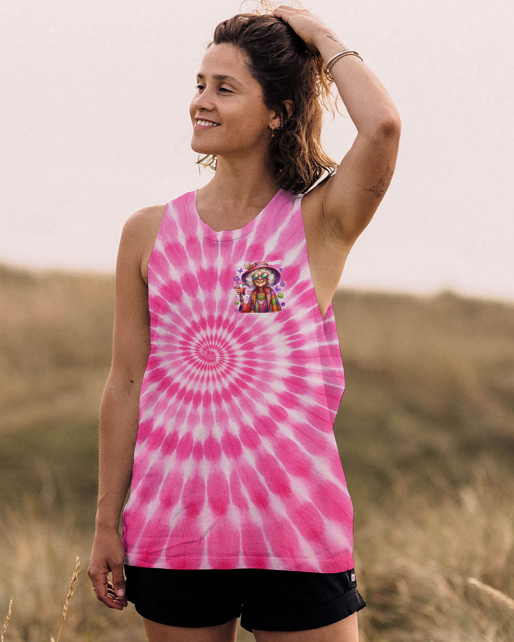 OLD HIPPIES PINK TIE DYE ALL OVER PRINT - TYTM2805251