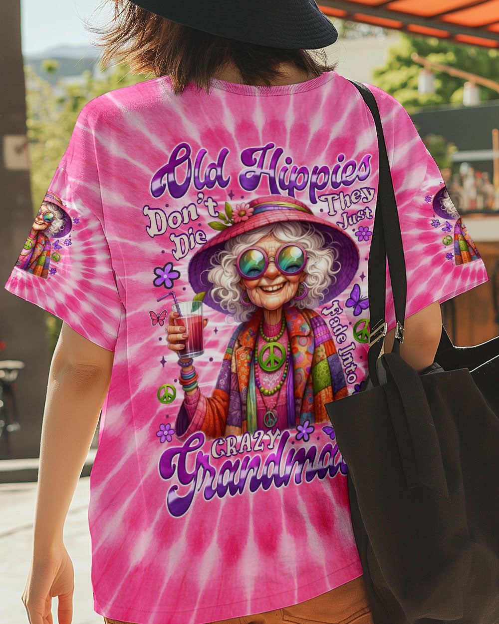 OLD HIPPIES PINK TIE DYE ALL OVER PRINT - TYTM2805251