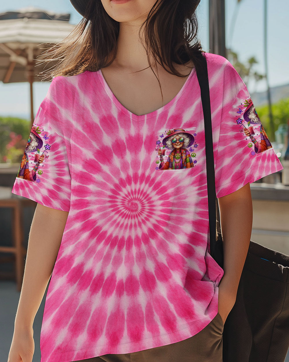 OLD HIPPIES PINK TIE DYE ALL OVER PRINT - TYTM2805251