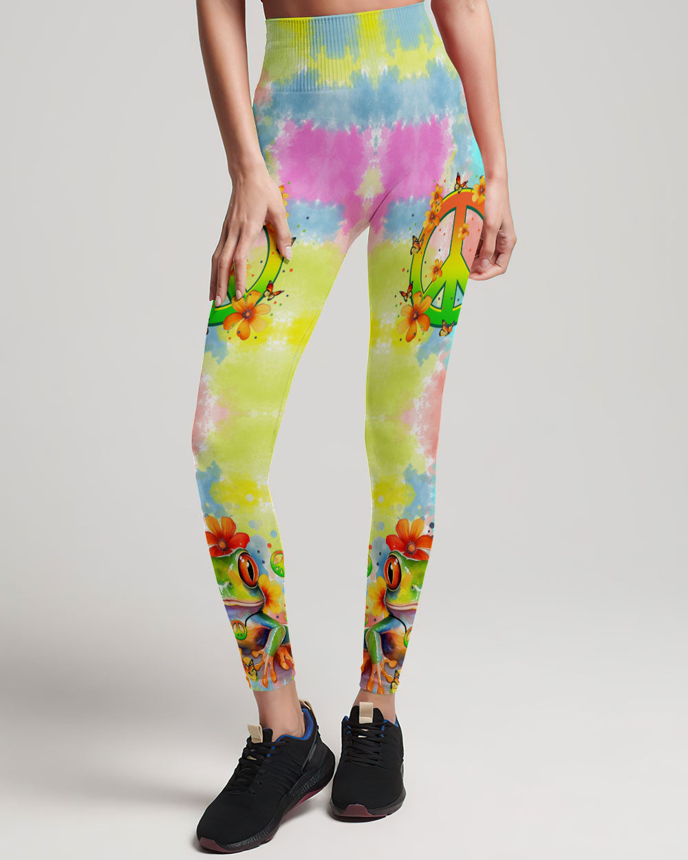 BE YOU THE WORLD WILL ADJUST FROG ALL OVER PRINT - TYTM2811233