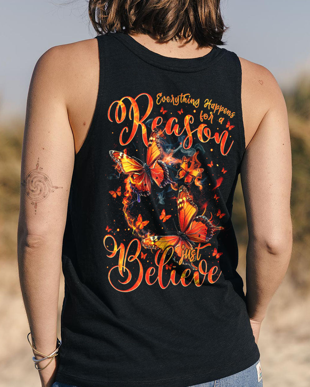 JUST BELIEVE BUTTERFLIES ALL OVER PRINT - TYTM2812243