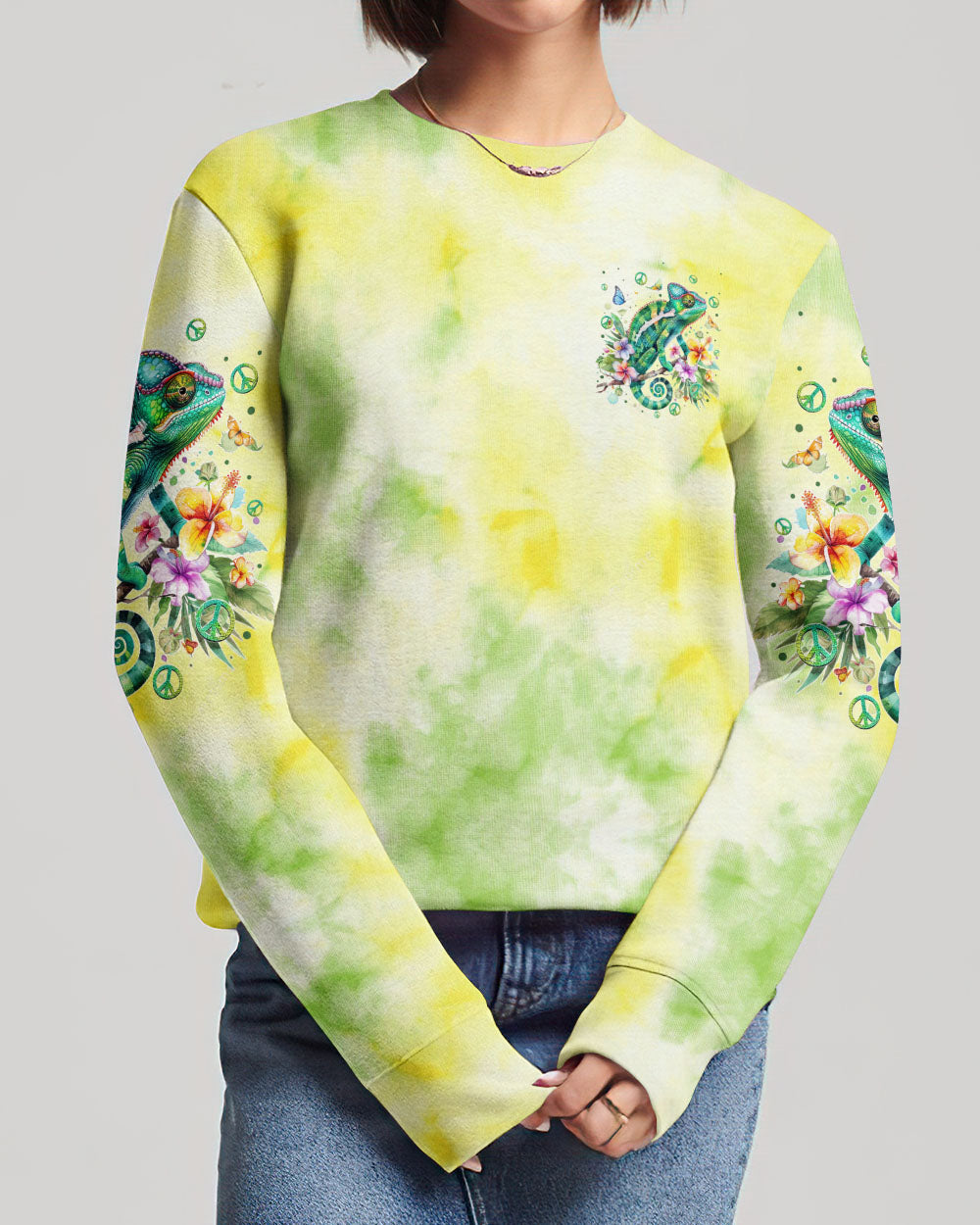 BE THE CHANGE YOU WANT TO SEE IN THE WORLD CHAMELEON ALL OVER PRINT - TYTM2903242