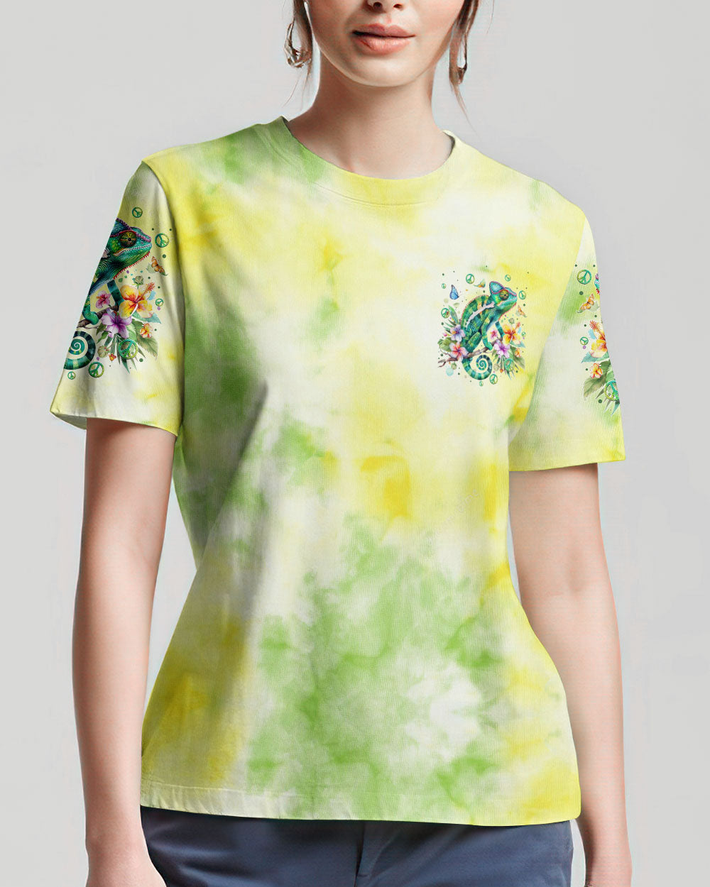 BE THE CHANGE YOU WANT TO SEE IN THE WORLD CHAMELEON ALL OVER PRINT - TYTM2903242