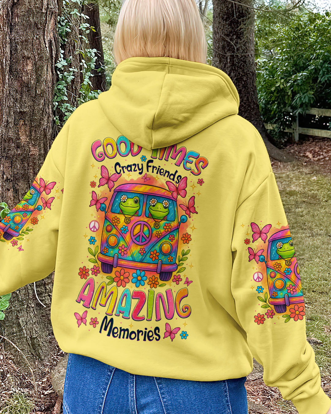 GOOD TIMES CRAZY FRIEND FROG ALL OVER PRINT - TYTM2904252