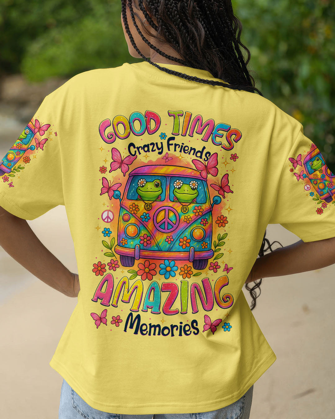 GOOD TIMES CRAZY FRIEND FROG ALL OVER PRINT - TYTM2904252