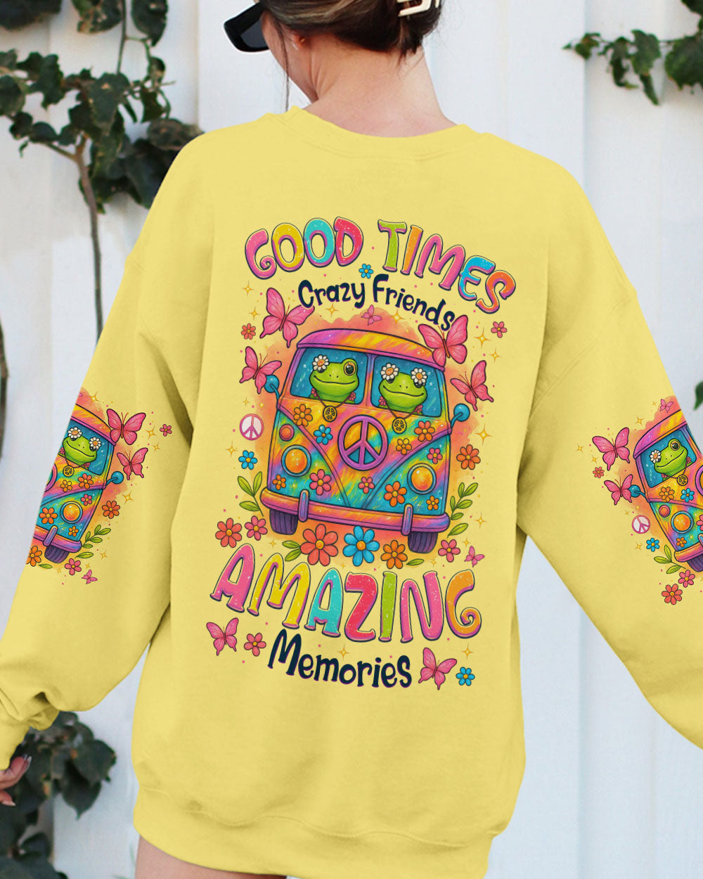 GOOD TIMES CRAZY FRIEND FROG ALL OVER PRINT - TYTM2904252