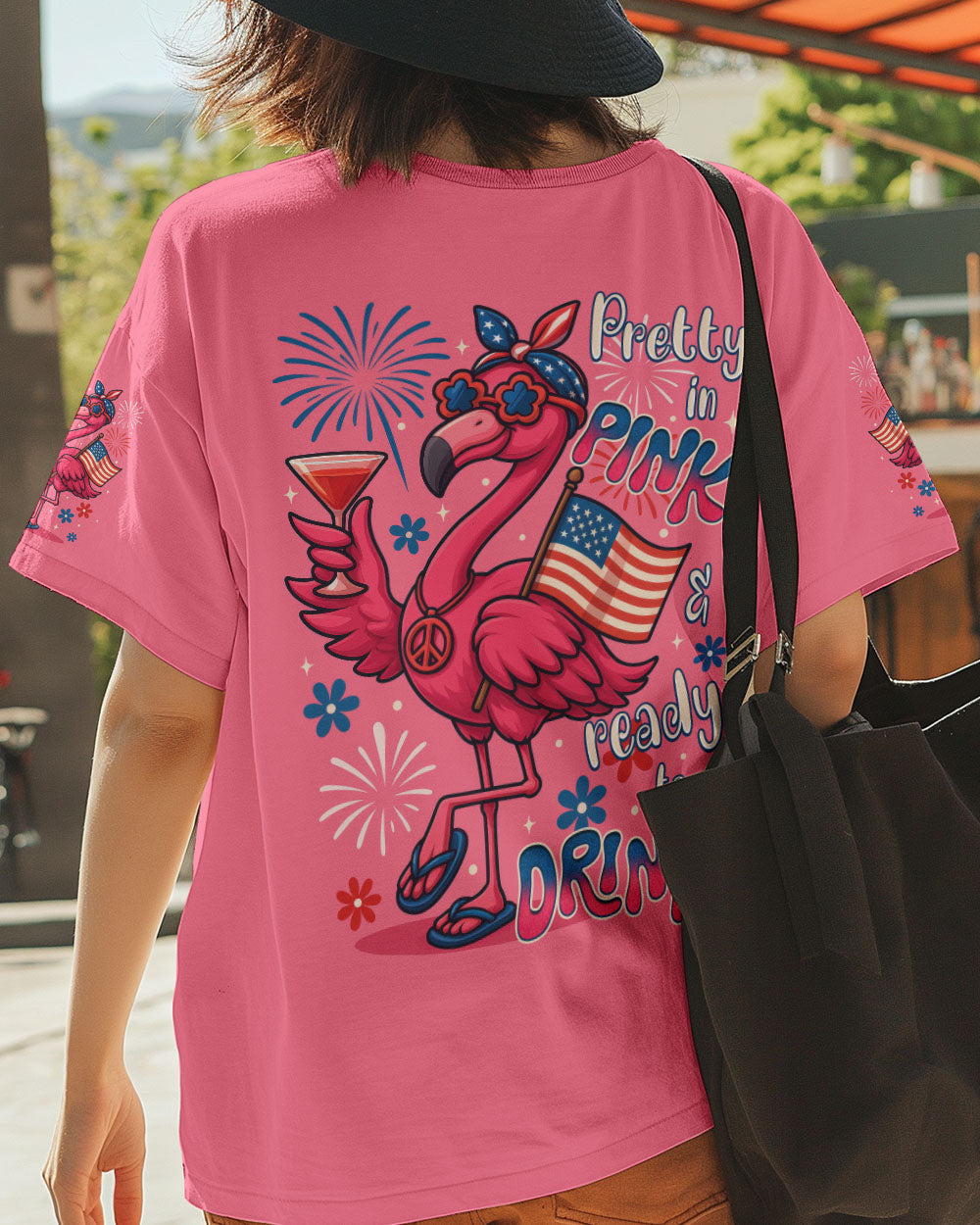 PRETTY IN PINK FLAMINGO ALL OVER PRINT - TYTM2905252