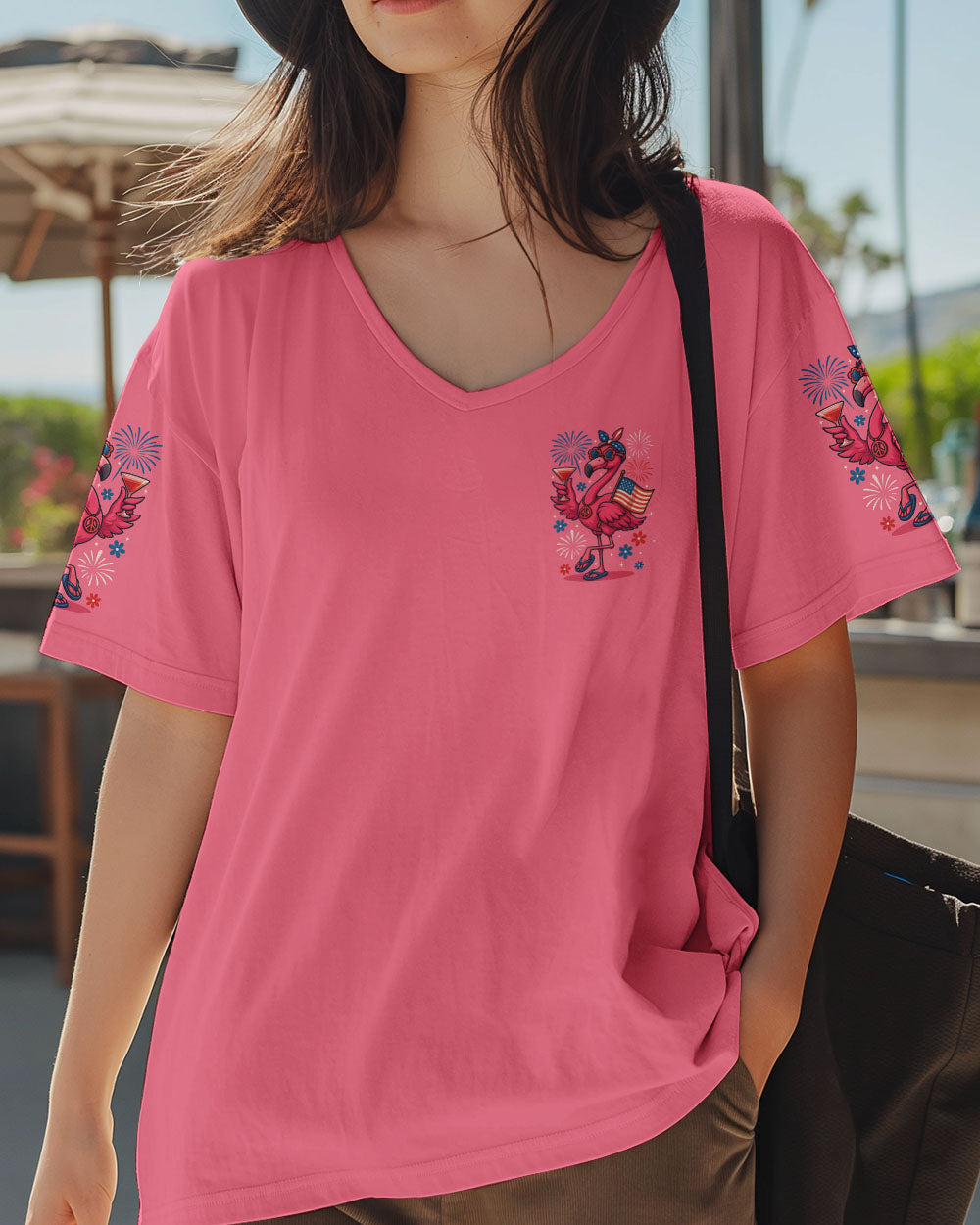 PRETTY IN PINK FLAMINGO ALL OVER PRINT - TYTM2905252