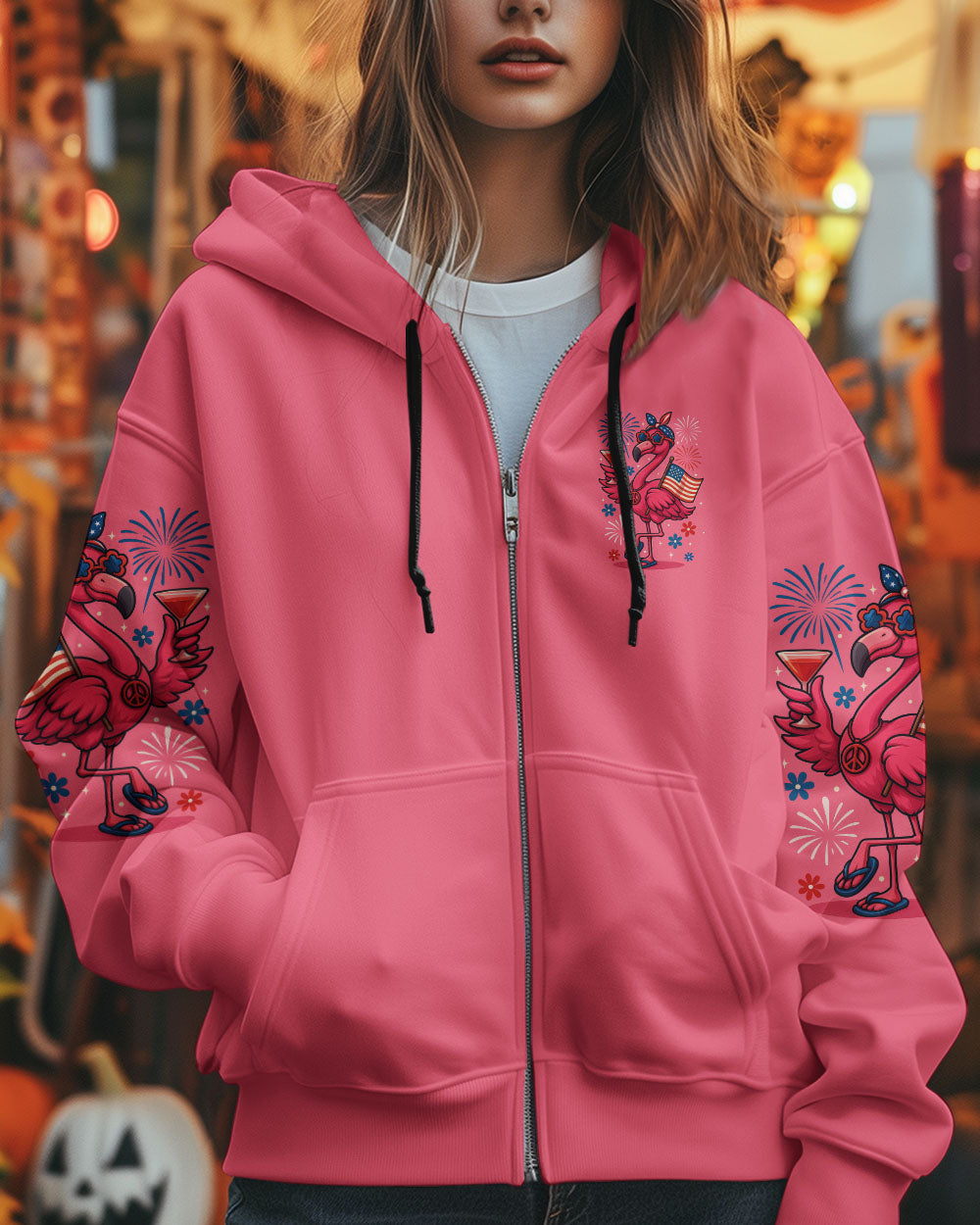 PRETTY IN PINK FLAMINGO ALL OVER PRINT - TYTM2905252