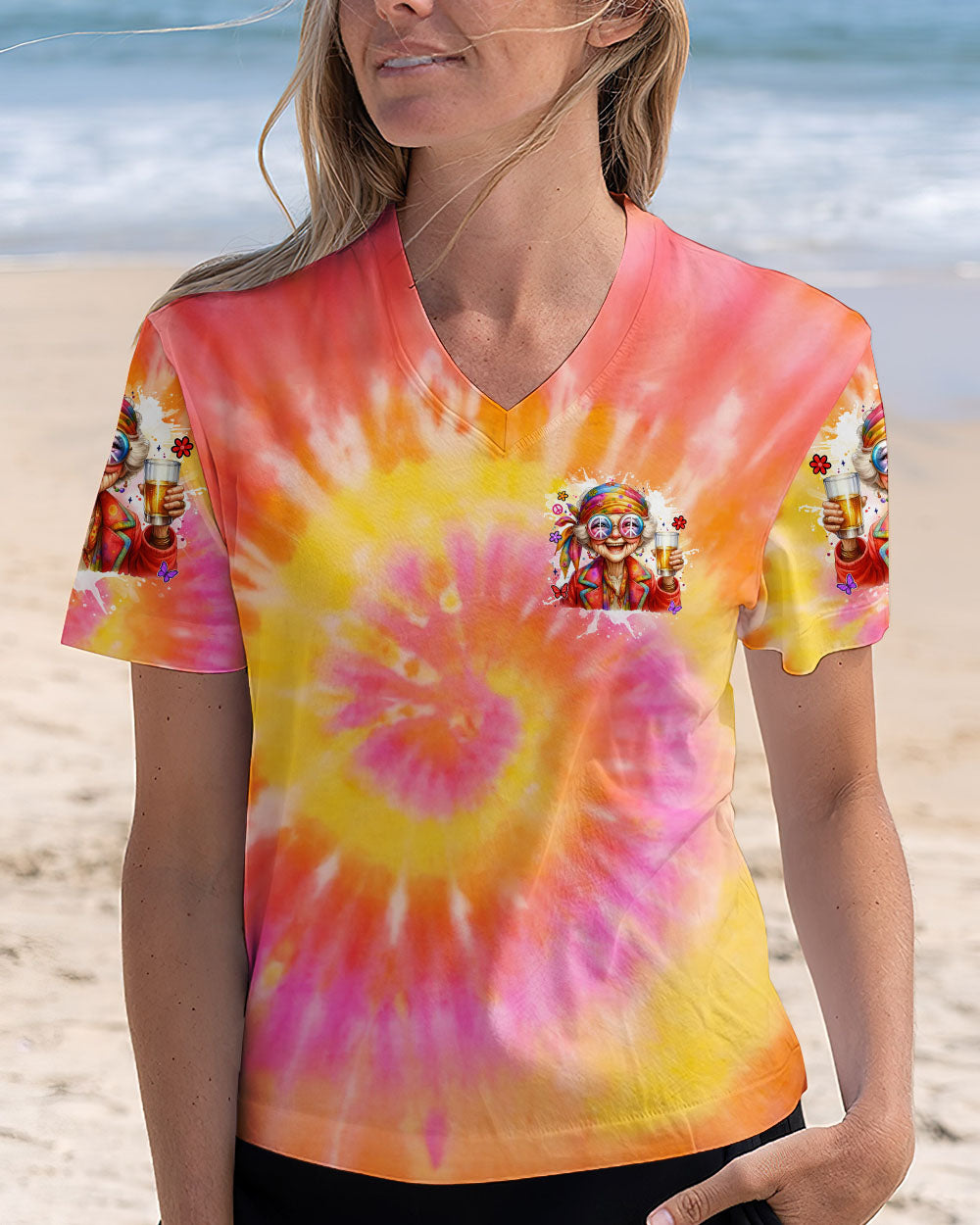 OLD HIPPIES TIE DYE ALL OVER PRINT - TYTM2905253