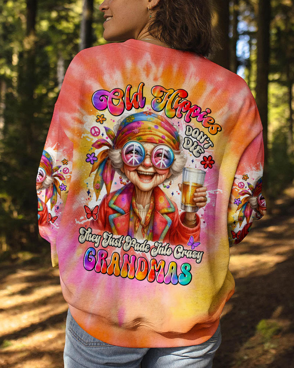 OLD HIPPIES TIE DYE ALL OVER PRINT - TYTM2905253