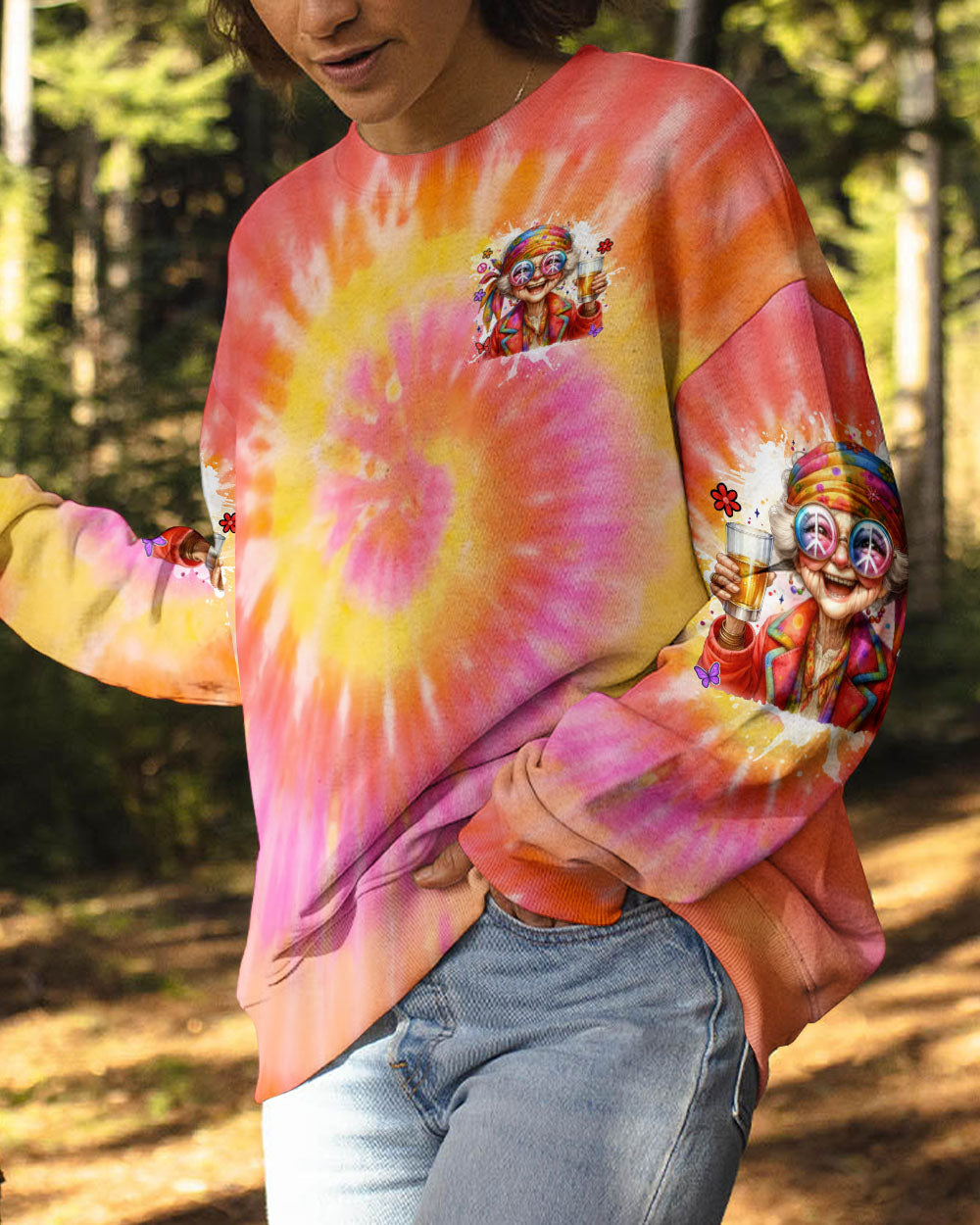OLD HIPPIES TIE DYE ALL OVER PRINT - TYTM2905253