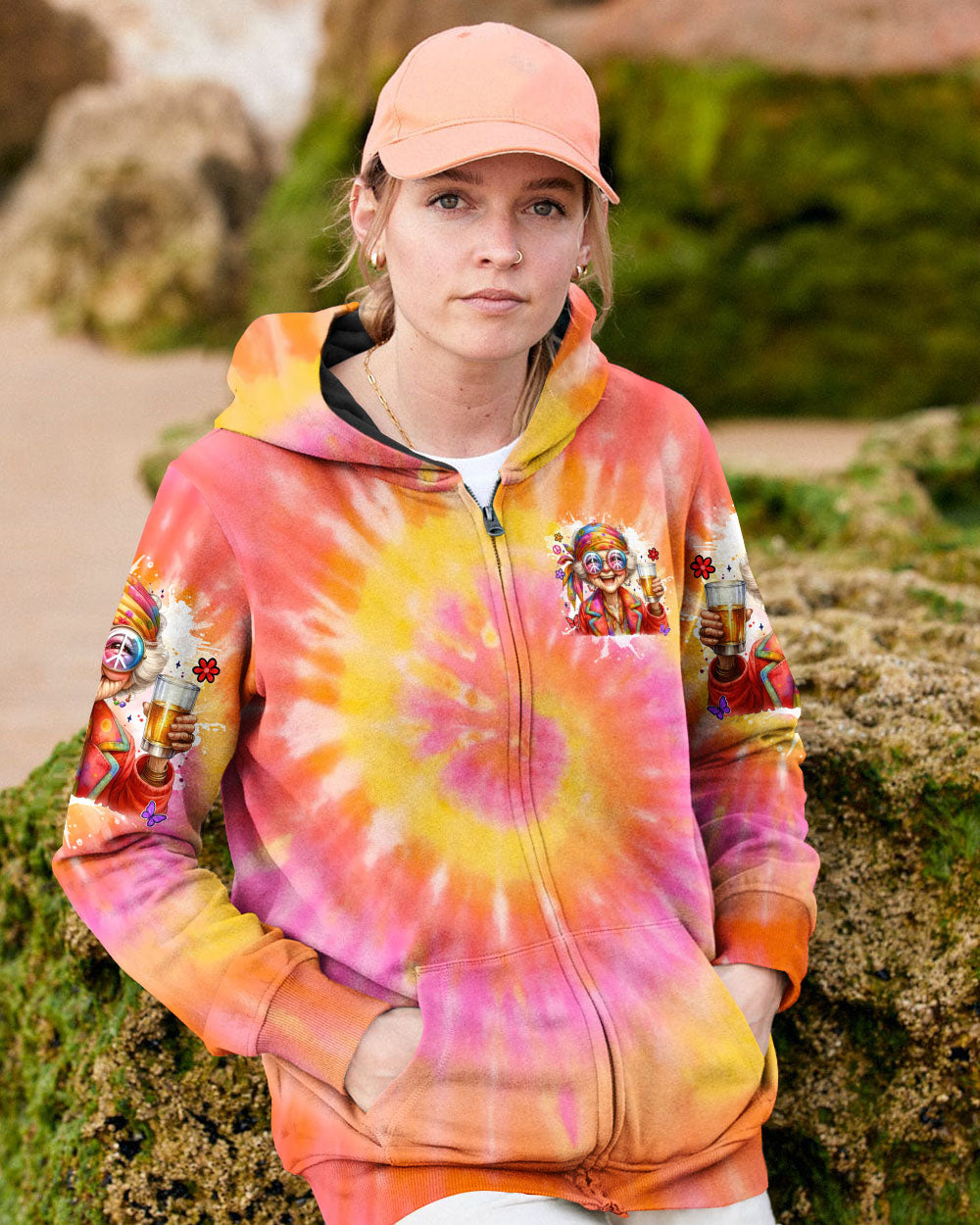 OLD HIPPIES TIE DYE ALL OVER PRINT - TYTM2905253