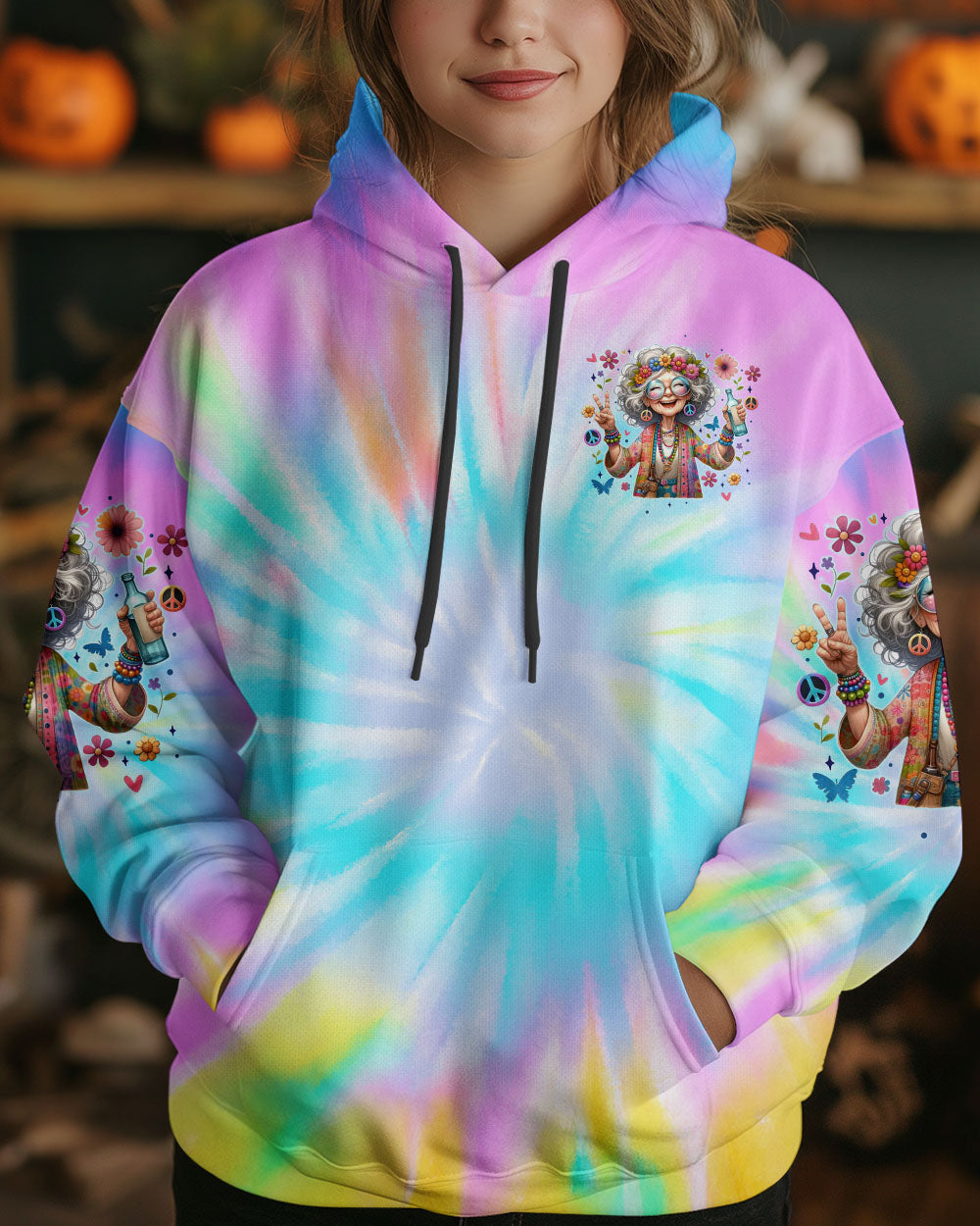 OLD HIPPIES TIE DYE ALL OVER PRINT - TYTM2905254